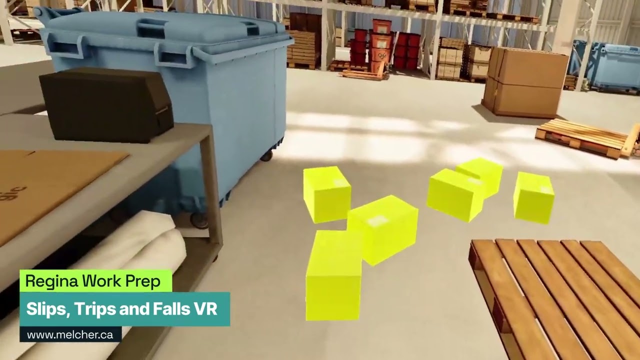 VR Slips, Trips and Falls Training — project hero image