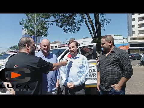 Abertura da Operação Papai Noel 2025 em Santa Rosa com entrega de novas viaturas semiblindadas.