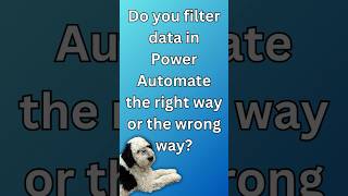 Are you filtering your data the right way? #powerautomate #sharepoint