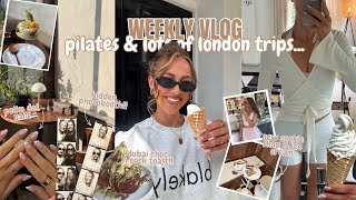 WEEKLY VLOG | pilates, lots of london trips, new food spots, making banana bread, H&B wellness haul