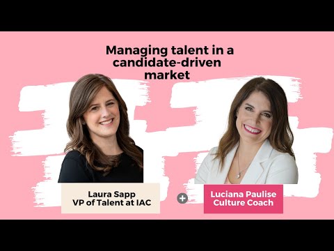 Managing talent in a candidate-driven market - Laura Sapp - YouTube