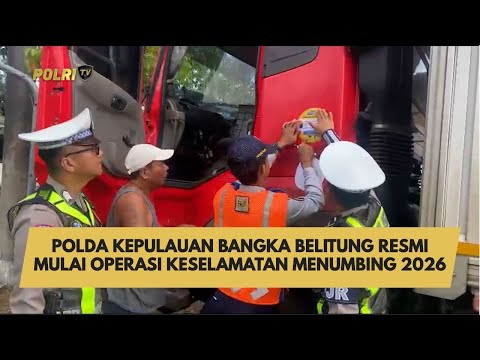 POLDA KEPULAUAN BANGKA BELITUNG RESMI MULAI OPERASI KESELAMATAN MENUMBING 2026