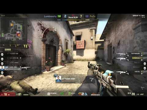 Luminosity vs. FaZe [Map 1 BO1] DreamHack ZOWIE Open Leipzig 2016