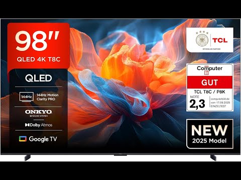 TCL 98T8C QLED 4K TV Review – The Ultimate 98” Home Cinema Experience!