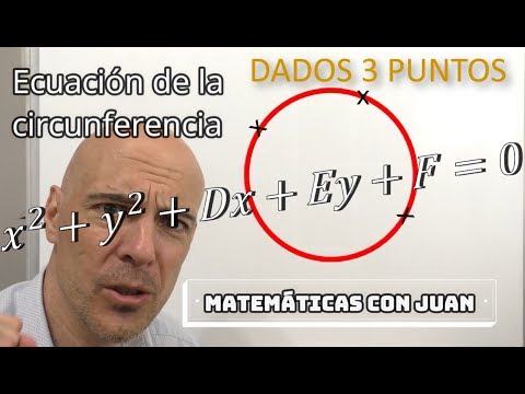 ECUACIÓN DE UNA CIRCUNFERENCIA QUE PASA POR 3 PUNTOS. Ejercicios de la circunferencia resueltos
