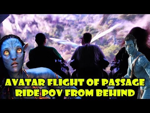 Avatar Flight of Passage Ride POV From Behind