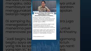 Menkeu Purbaya Buka Suara Sebut Ada yang Larang Renovasi Pesantren Khoziny Pakai Uang Negara
