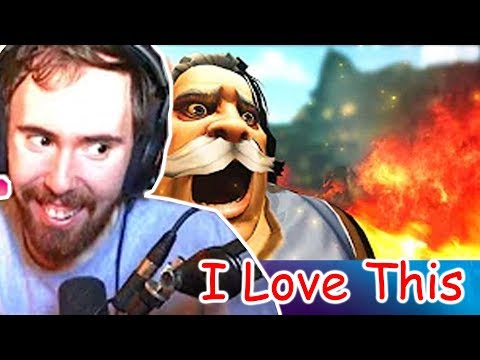 Asmongold Reacts To The BfA Launch Experience - WoW Machinima - Captain Grim