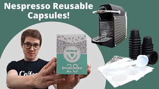 Nespresso Refillable Reusable Capsules | Use your own coffee! (Capmesso Review)