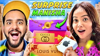 I Surprised MANISHA RANI with 10 Mystery GIFTS