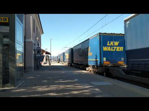 I treni della Novara - Domodossola trainate dalle E486 e dalle Re 475 di BLS cargo (Parte 2/2)