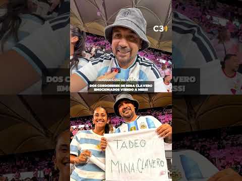 DOS CORDOBESES DE MINA CLAVERO EMOCIONADOS VIENDO A MESSI | Cadena 3 Argentina