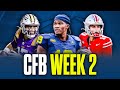 College Football Week 2 Rankings CFB Week 2 Picks