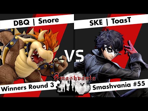 DBQ | Snore (Bowser) vs SKE | ToasT (Joker) - WR3 - Smashvania #55