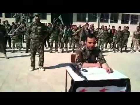 بيان إعلان تشكيل كتيبة أبو العلمين في محافظة حماة