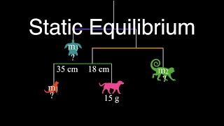 Physics, Torque (13 of 13) Static Equilibrium, Mobile Calculations