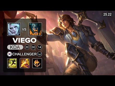 Viego vs Olaf Jungle - KR CHallenger - Patch 25.22 Season 15