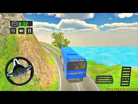 Police Bus Simulator Prison Transport Offroad Heavy Duty Cop Driver All Levels - Android GamePlay 3D