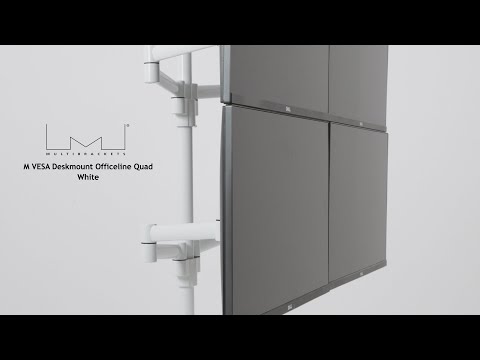 M VESA Deskmount Officeline Quad Black