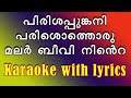 Pirishappoonkani parishothoru karaoke with lyrics