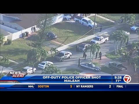 Off-duty Miami-Dade police officer shot in Hialeah