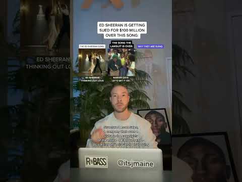 Ed Sheeran Is Getting Sued For $100 Million Dollars Over Marvin Gaye’s Hit #shorts #edsheeran #court