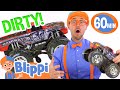 Wash Dirty Cars With Blippi Toys And Games Educational Videos For Kids