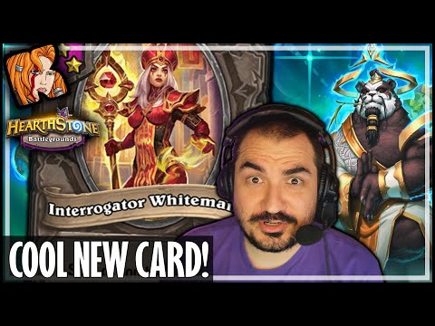 NEW WHITEMANE CARD MAKES CLEAVE CRAZY! - Hearthstone Battlegrounds