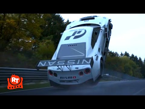 Gran Turismo: Based on a True Story (2023) - Jann Crashes at Nurburgring Scene | Movieclips