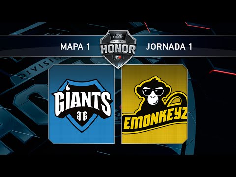 GIANTS Underdoges vs EMONKEYZ - #LvLHonor1 - Mapa 1 - Jornada 1 T10