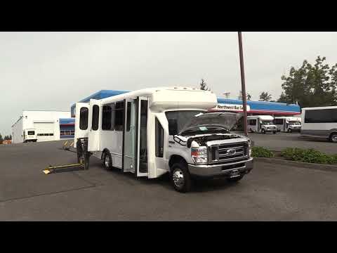 2016 Ford Champion Challenger 10 Passenger + 2 Wheelchair ADA Shuttle Bus - S02648