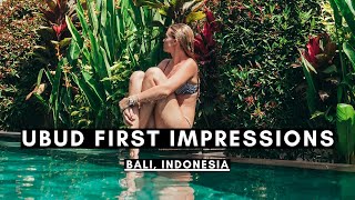 FIRST IMPRESSIONS OF UBUD, BALI | BALI VLOG #045
