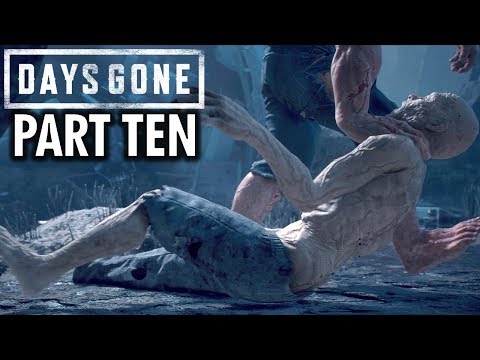 DAYS GONE Gameplay Walkthrough Part 10 - CRASH SITE (PS4 Pro Full Game)