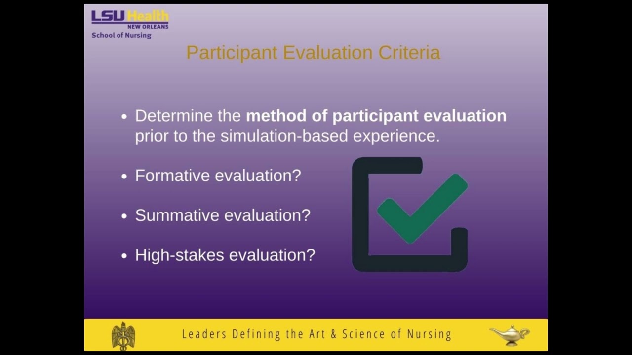 INACSL Part 4 of 4 Standards of Best Practice for Simulation Evaluation Professional Integrity and S