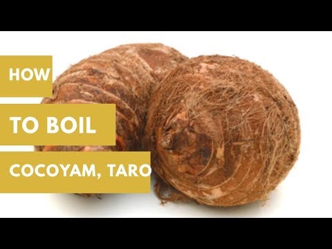 HOW TO BOIL COCOYAM / TARO NIGERIAN STYLE