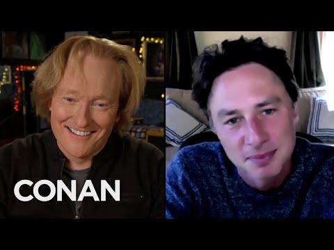 ザック・ブラフは週に5日サイクリングをしている - CONAN on TBS (Zach Braff Is Cycling Five Days A Week - CONAN on TBS)
