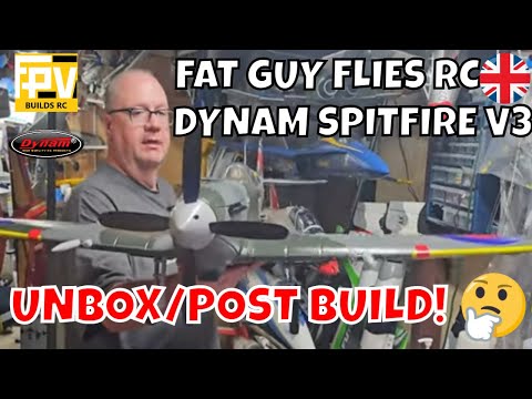 DYNAM SPITFIRE V3 UNBOXING/POST BUILD by FGFRC #aviation #rcplane #rc