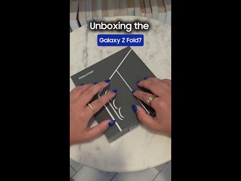 Galaxy Z Fold7 Unboxing
