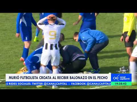 Muere futbolista croata al recibir un balonazo en el pecho
