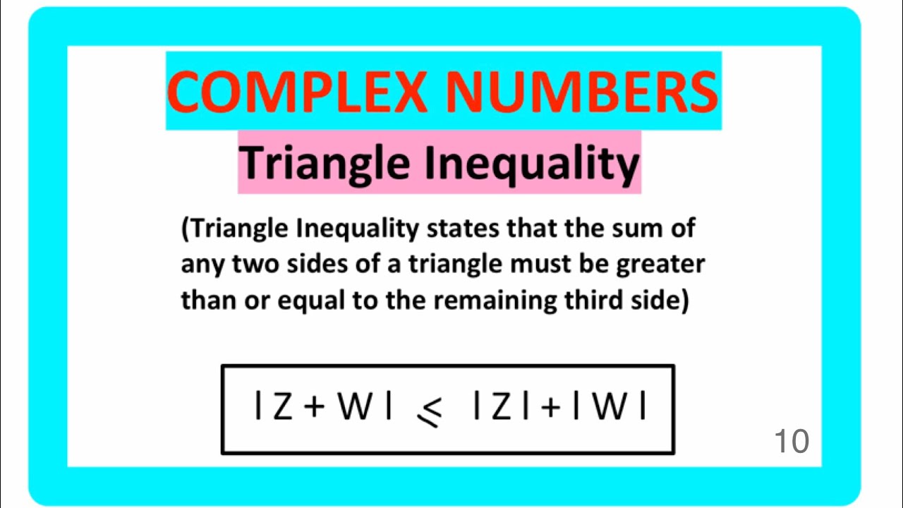 TRIANGLE INEQUALITY