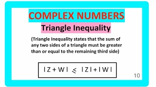 TRIANGLE INEQUALITY