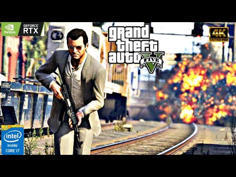 GTA 5 Mission #59 Franklin save Michael | Walkthrough | 4k Ultra Graphics| No Commentary | 🔥