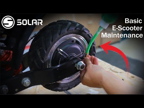 Basic E-Scooter Maintenance  (Slime + LockTight)