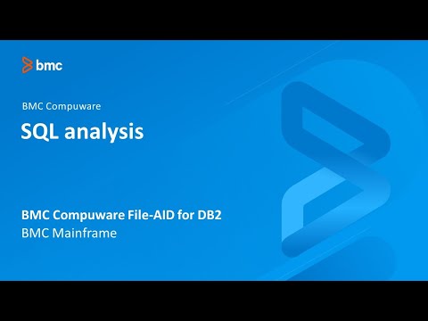 BMC Compuware File-AID for Db2 - SQL analysis