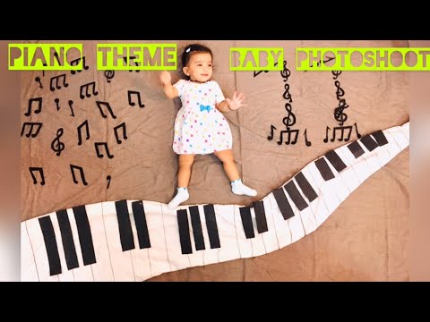 monthly baby photoshoot ideas at home| baby photoshoot...