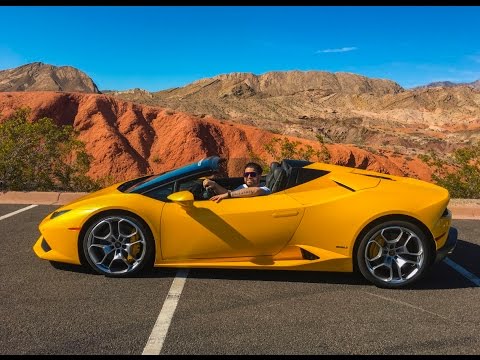 Driving Ferrari 458 & Lamborghini Huracan through the DESERT of Las Vegas!! (DJ Messiah Vlog)