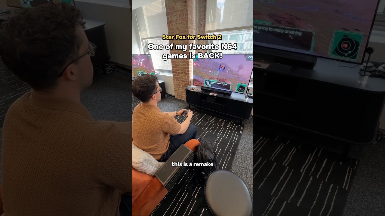 Star Fox Nintendo Switch 2 Hands On! #starfox #switch2gaming - YouTube