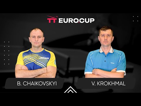 13:45 Bohdan Chaikovskyi - Vitalii Krokhmal 23.04.2025 TT Euro.Cup Ukraine Master. TABLE 3