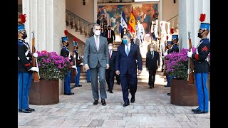 Encuentro de S.M. el Rey con Su Excelencia el Presidente de la República de Honduras