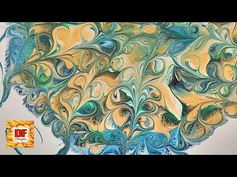 Modifying A Cup Bottom Reverse Dip Flower Lesson | Acrylic Pouring